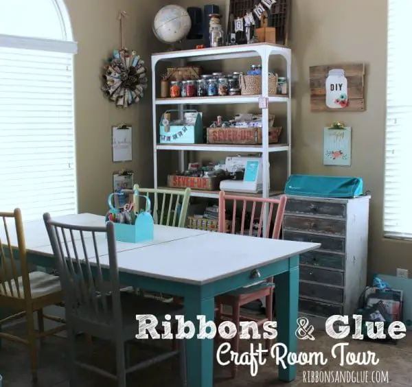 ribbonsandglue.com window decor idea