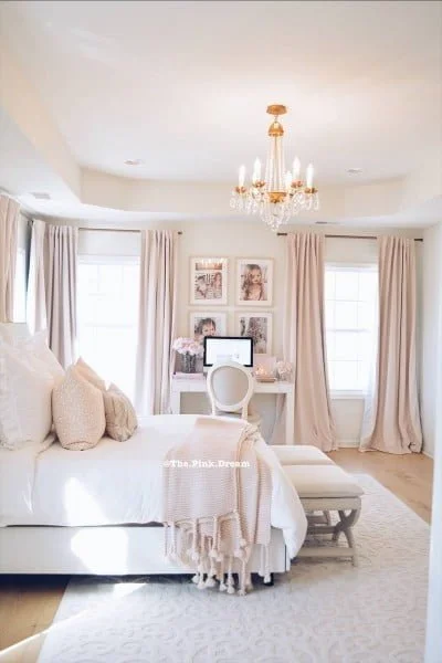 thepinkdream.com window curtain idea