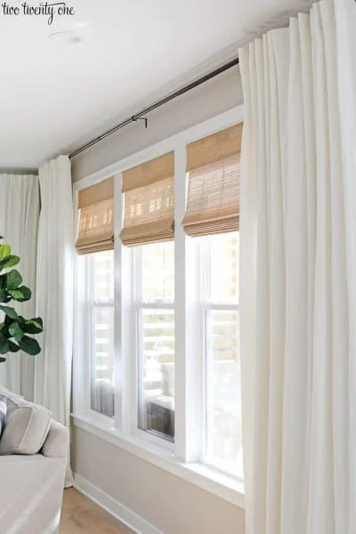 twotwentyone.net window curtain idea