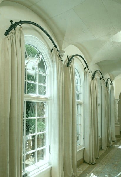 dengarden.com arched window decor idea