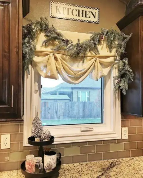 Slow and Steady Christmas Decorating window decor idea