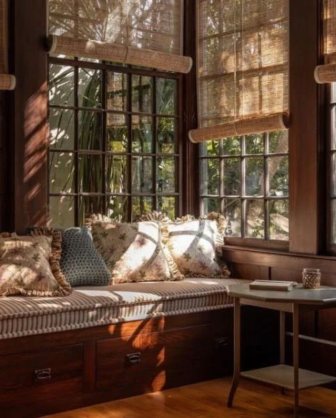 Cozy Reading Nook window seat