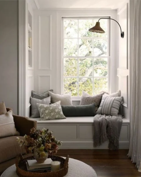 Cozy Reading Nook window seat