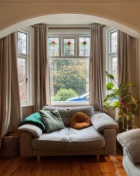Charlotte's Curtains bay window