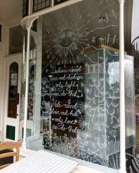 Sunny Coffee Spot cafe window