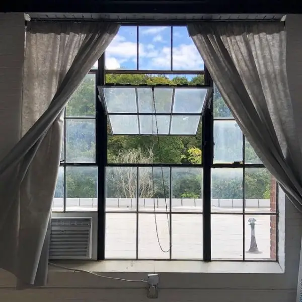Felt Curtains industrial window treatment