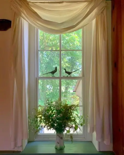 Weedy Blooms old window