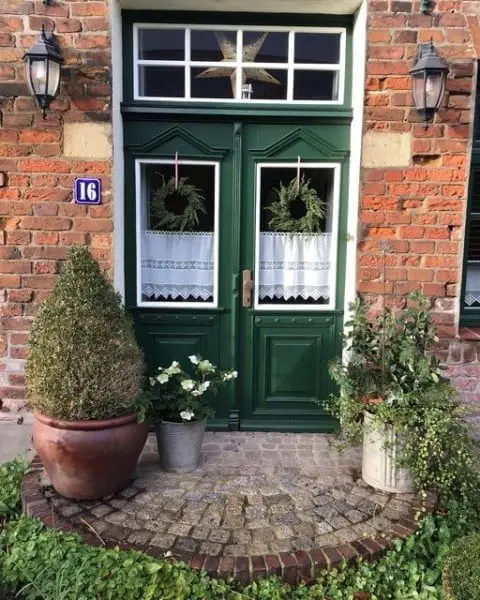 Advent Wreath Window Covering front door window covering