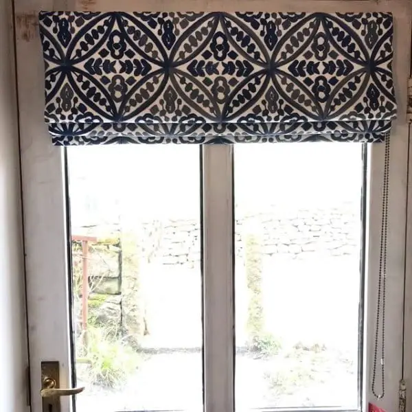 Roman Blind front door window covering