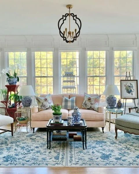 Floral Window Film sunroom windows
