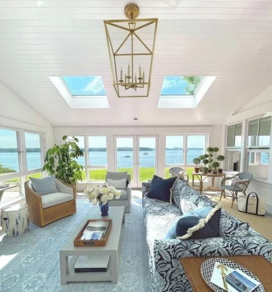 Tone on Tone sunroom windows