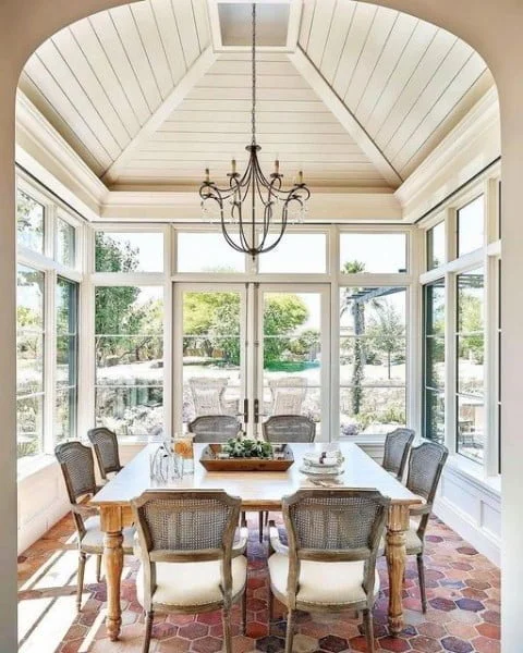 Floor-to-Ceiling Windows sunroom windows