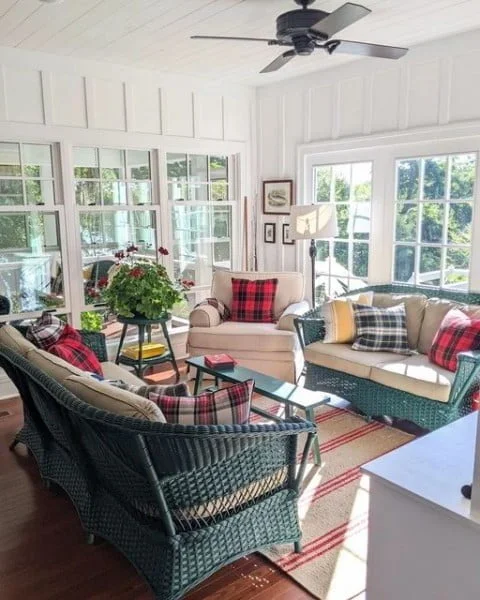 Kelly's Sunroom Window Idea sunroom windows