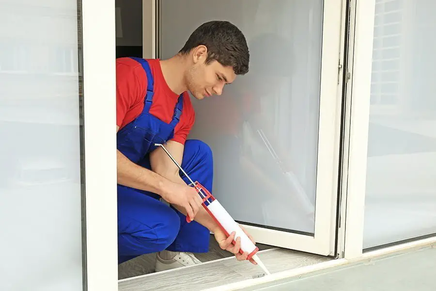 window caulking