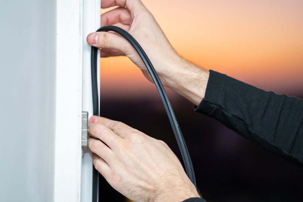 Weatherstripping windows