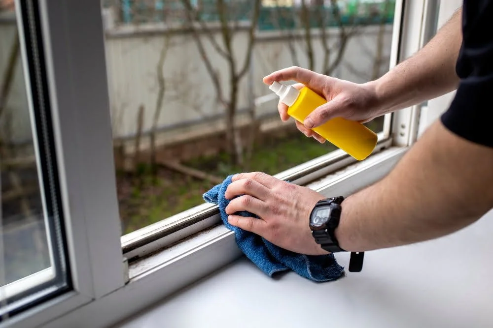 cleaning home window track
