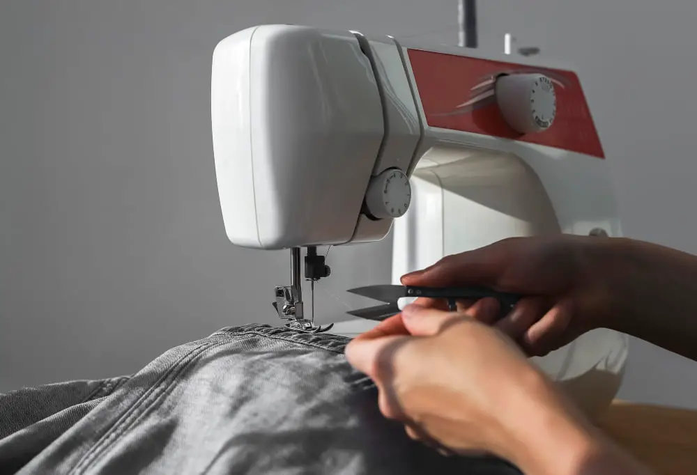 sewing machine and cutter