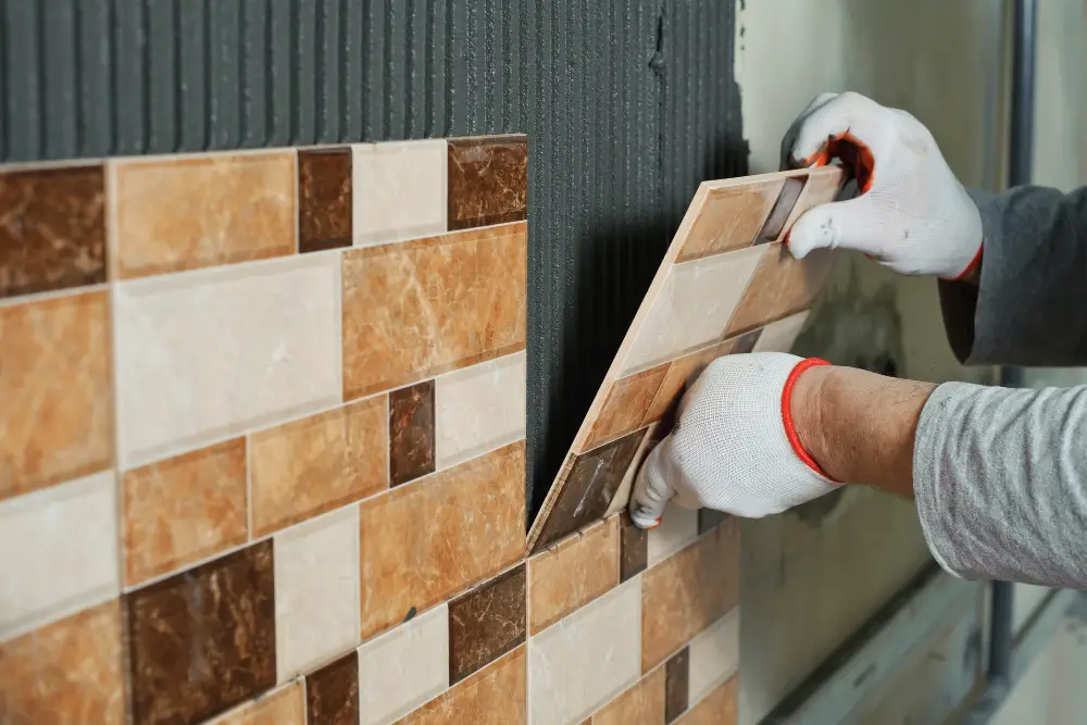 Applying Tile Adhesive