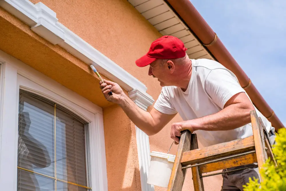 paint house window exterior