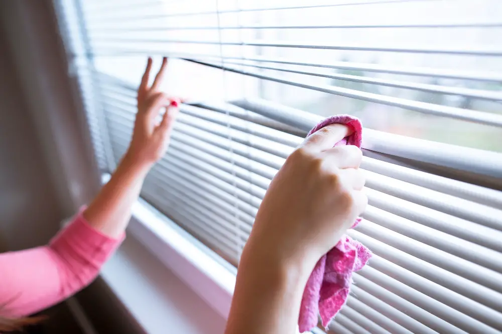 Cleaning Blinds Soft Cloth