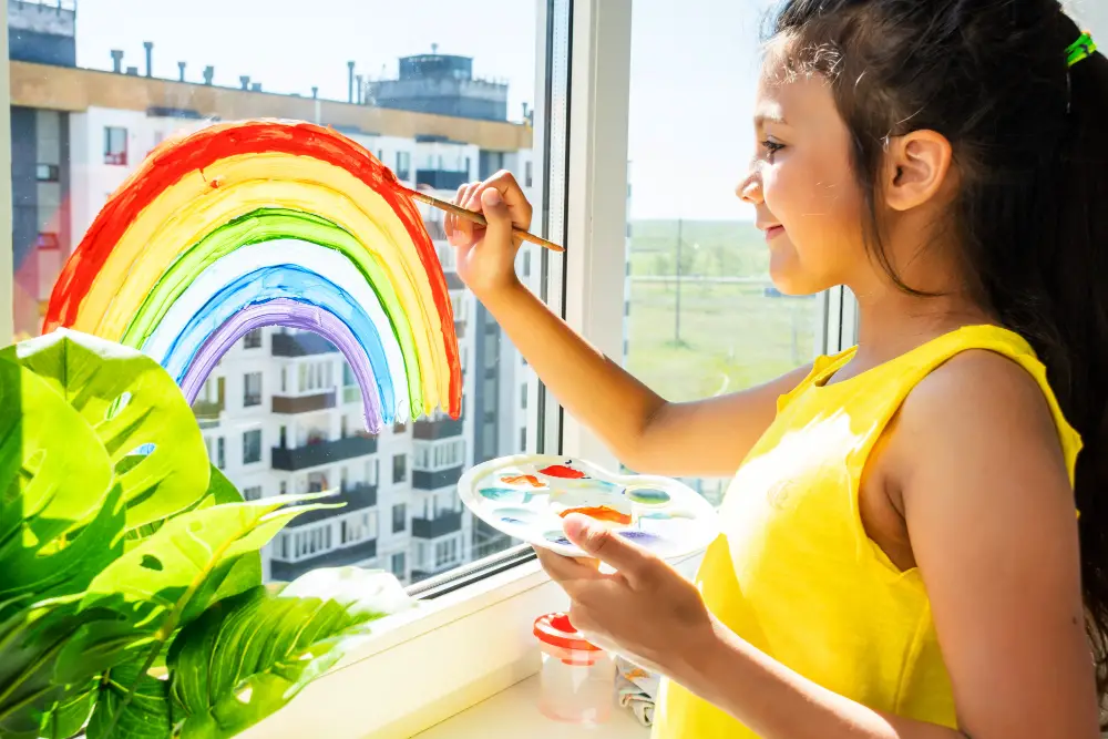 DIY Window Paint Kid Friendly