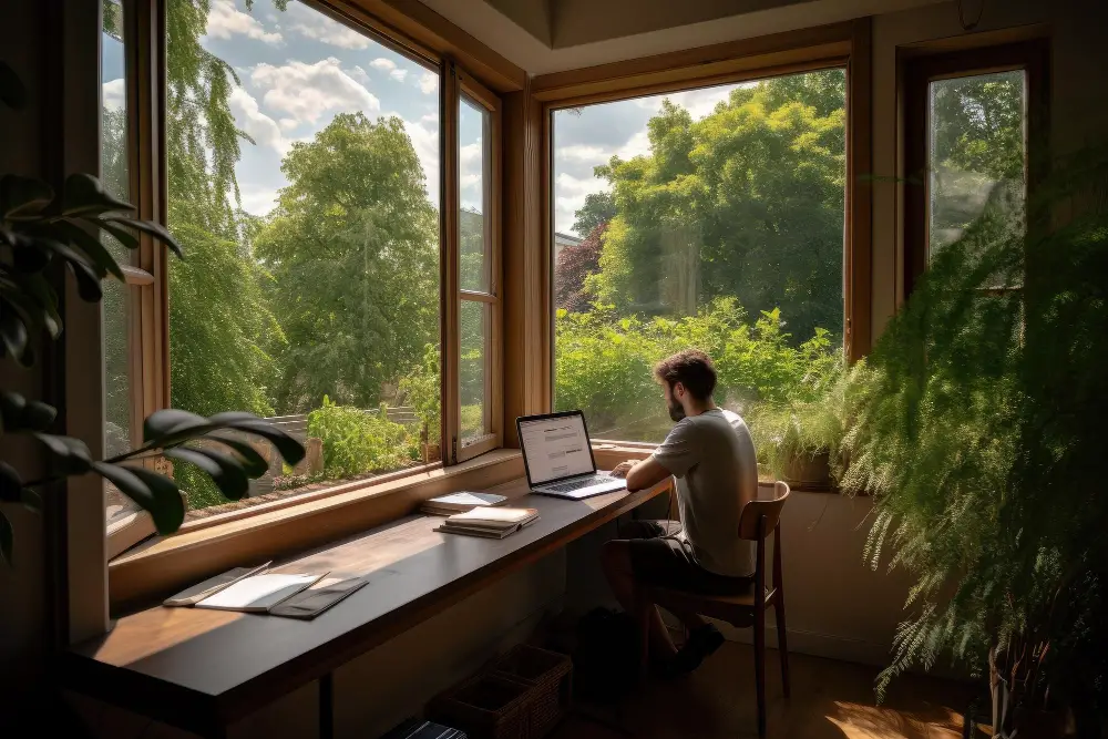 Indoor Plants and Natural Views