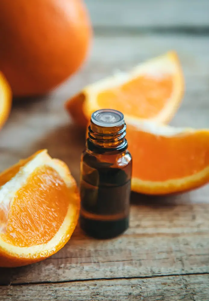 Orange Essential Oil for Cleaning Window Sill