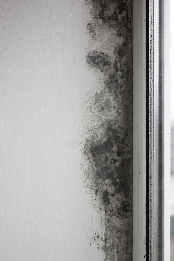 Toxic Black Mold and Stachybotrys Chartarum Window Sill