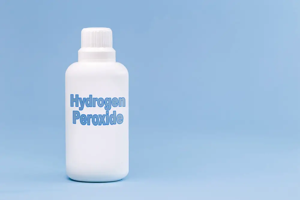 hydrogen peroxide window sill cleaning