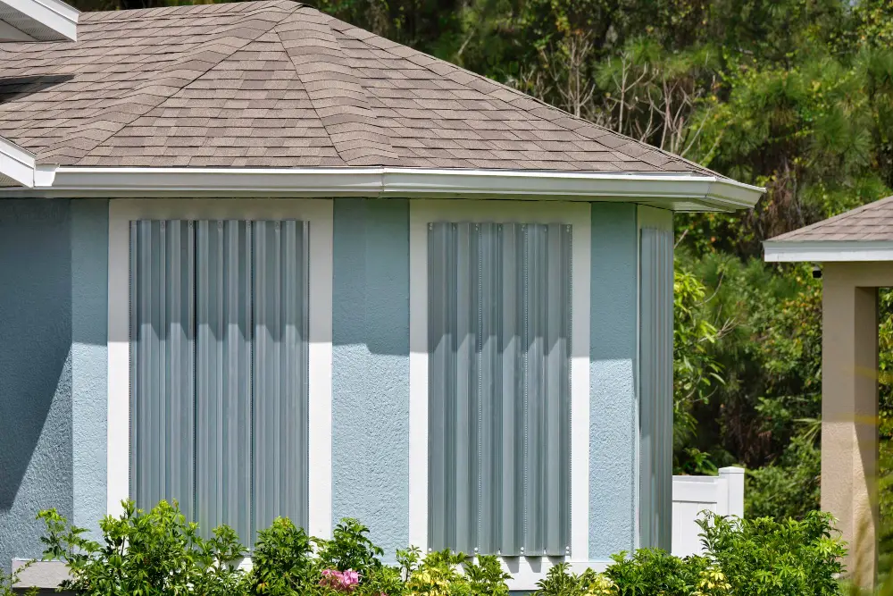 Window Protection in Hurricane Steel Storm Accordion Shutters