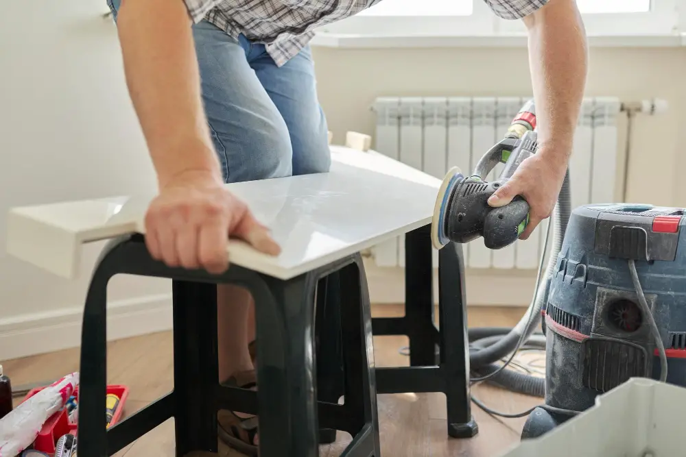 Window stool install