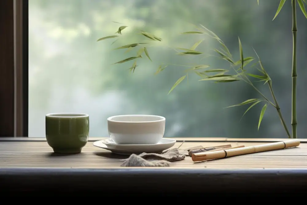 bamboo window sill