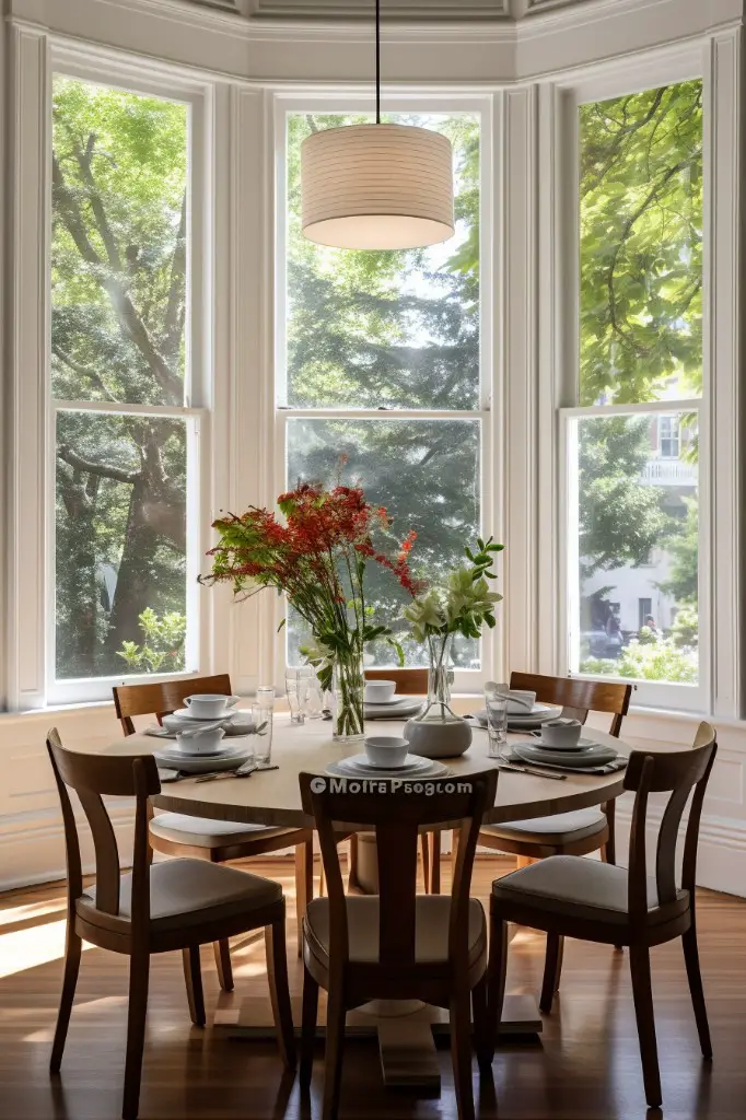 bay windows for dining areas