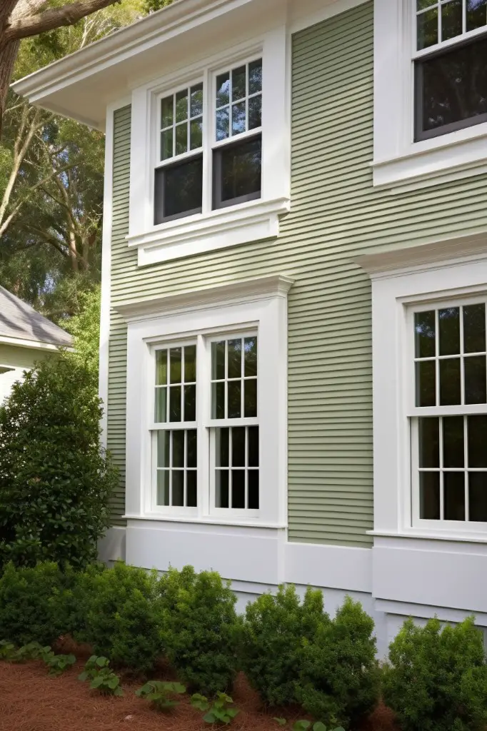 colonial style vinyl trim