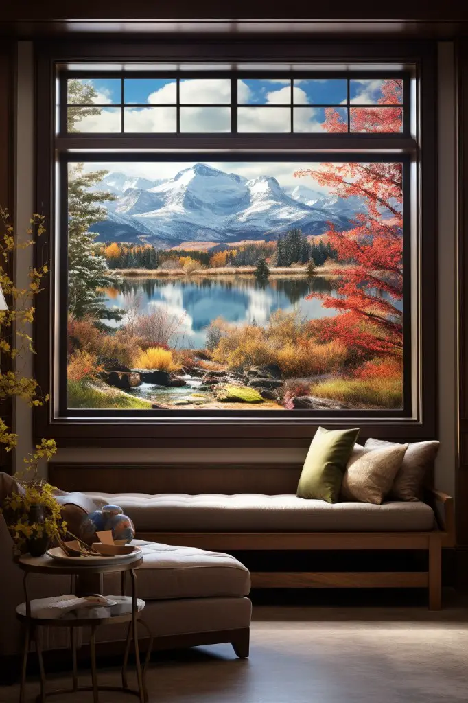 picture windows offering scenic views