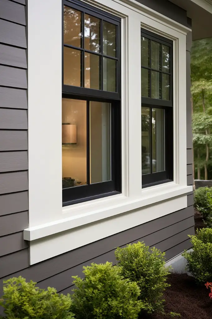 vinyl trim with corner blocks