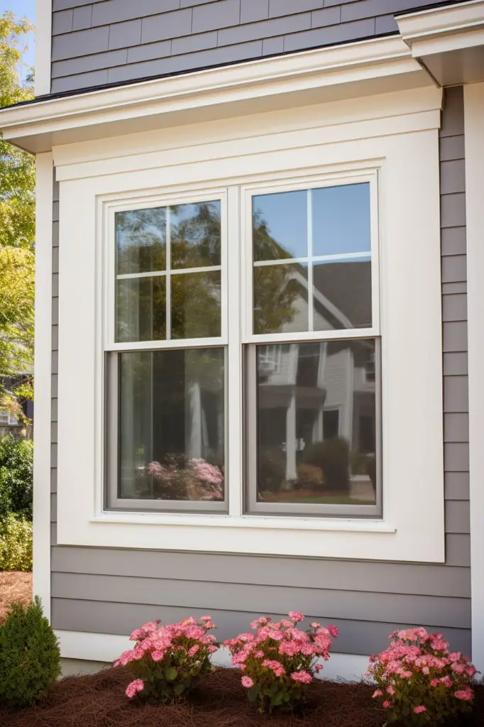 vinyl trim with matching door frame