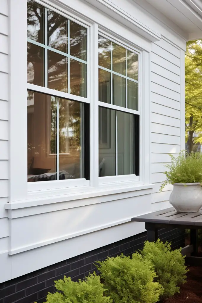 white classic style trim