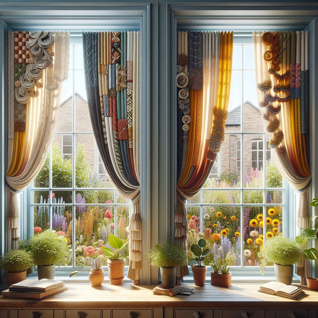 curtain layering techniques for dual windows