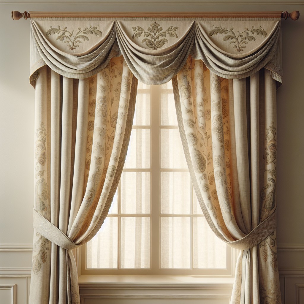french country value combos valance and curtains