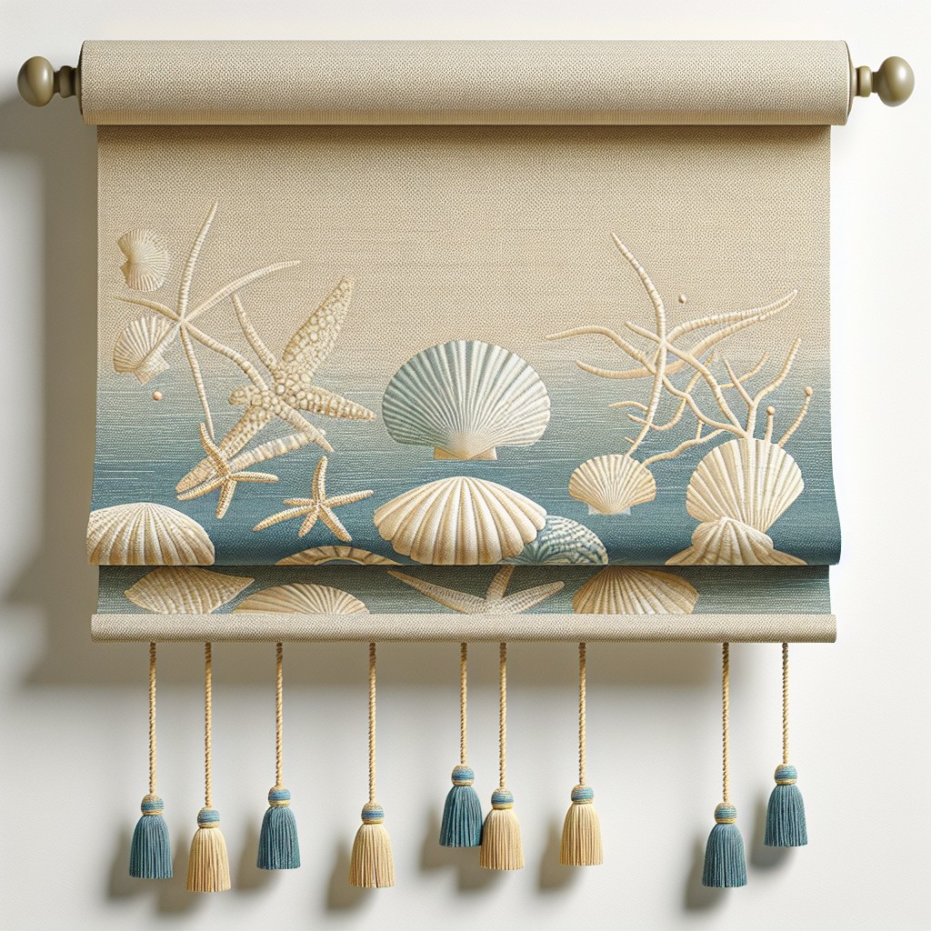 how to accessorize pull cords and tassels for coastal roman shades