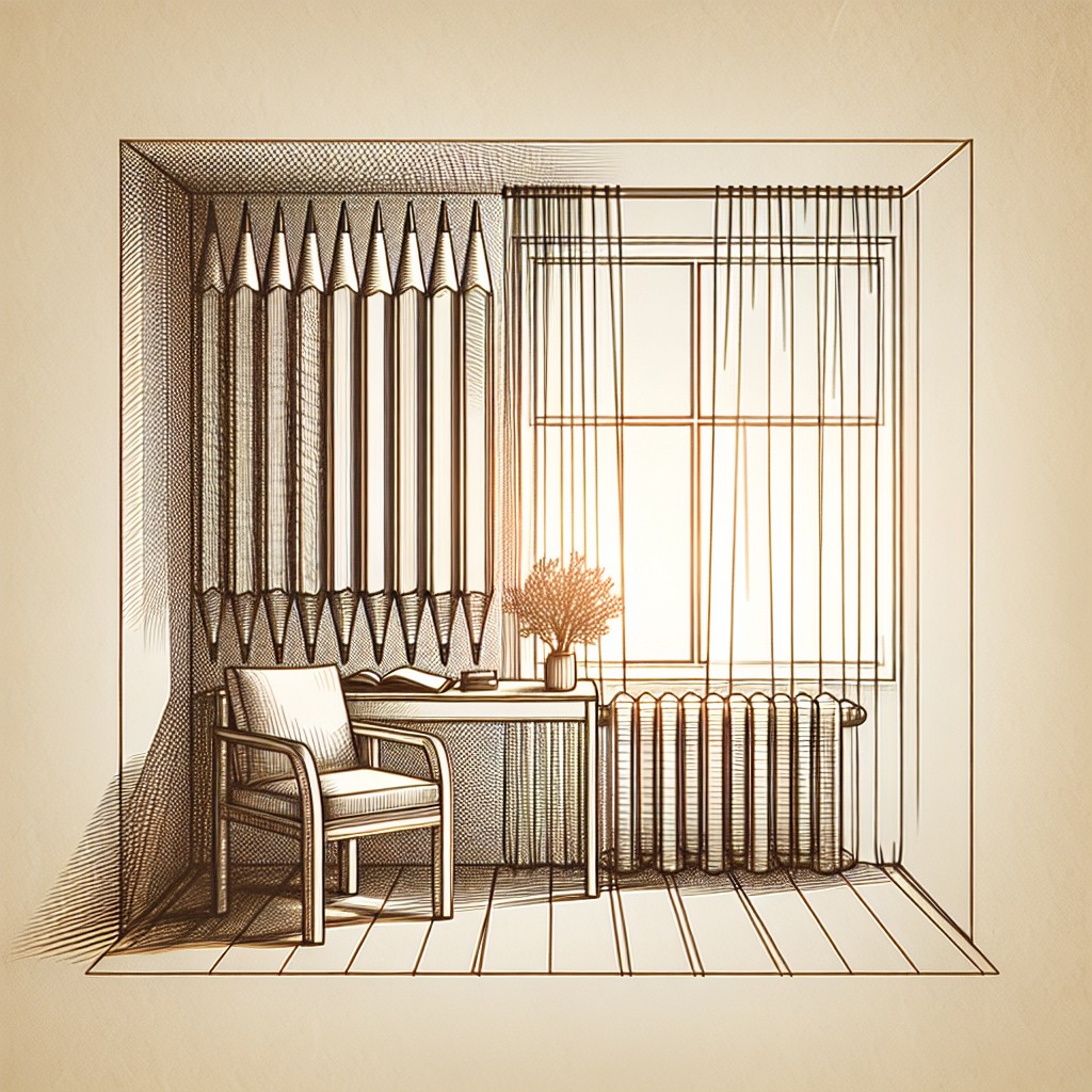 how to use pencil pleat curtains in minimalistic themes
