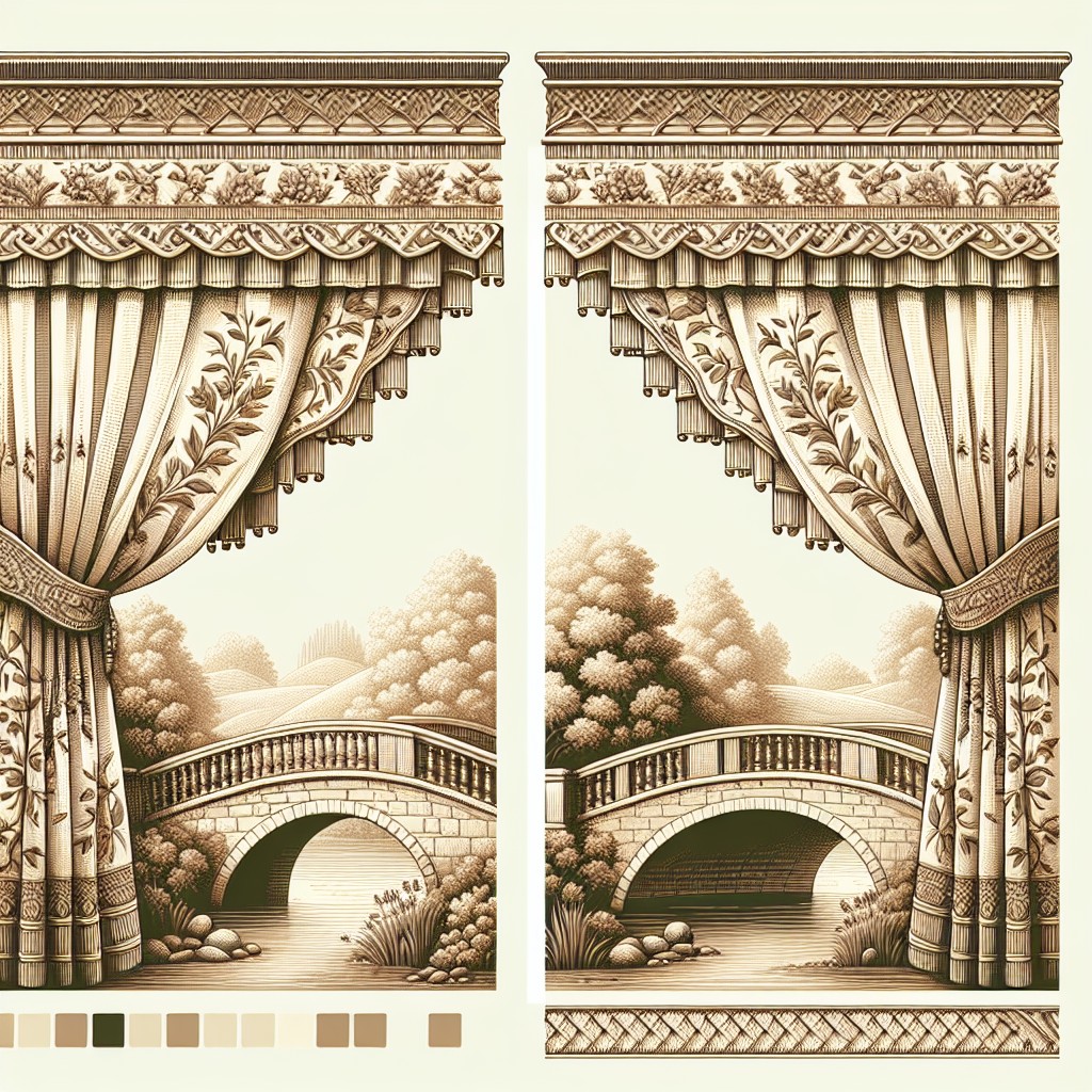 ladders and bridges french country valances