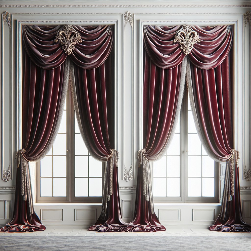 luxurious velvet curtains for extra glamour