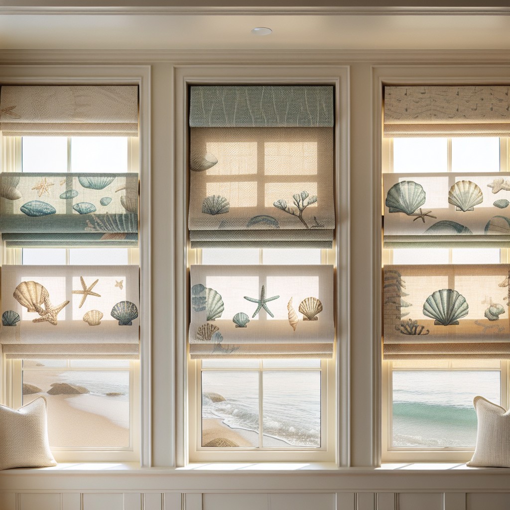 making the most of small windows with coastal roman shades