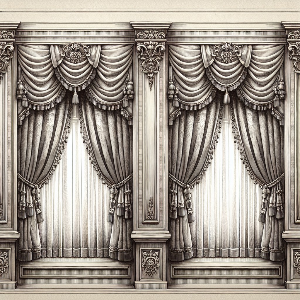the effect of tassels and fringes on curtains