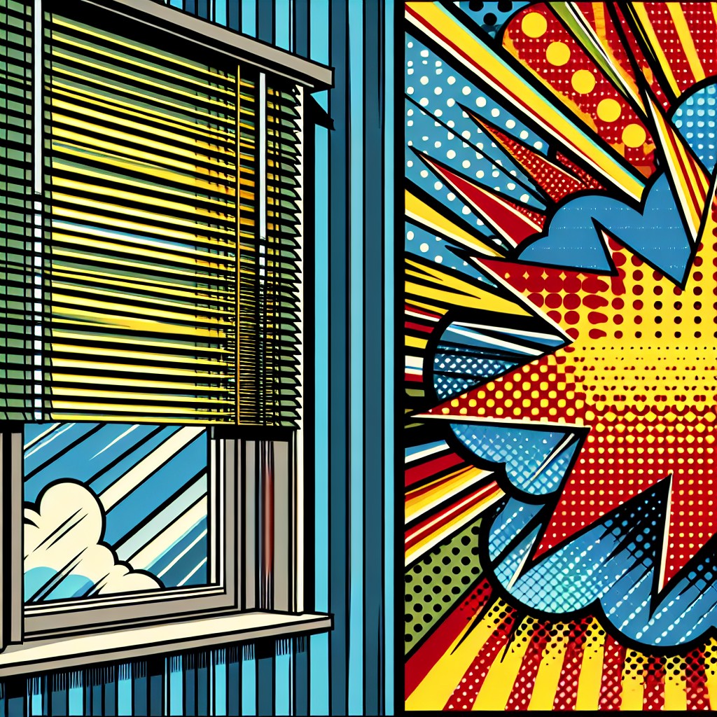 add personality with comicpop art curtains