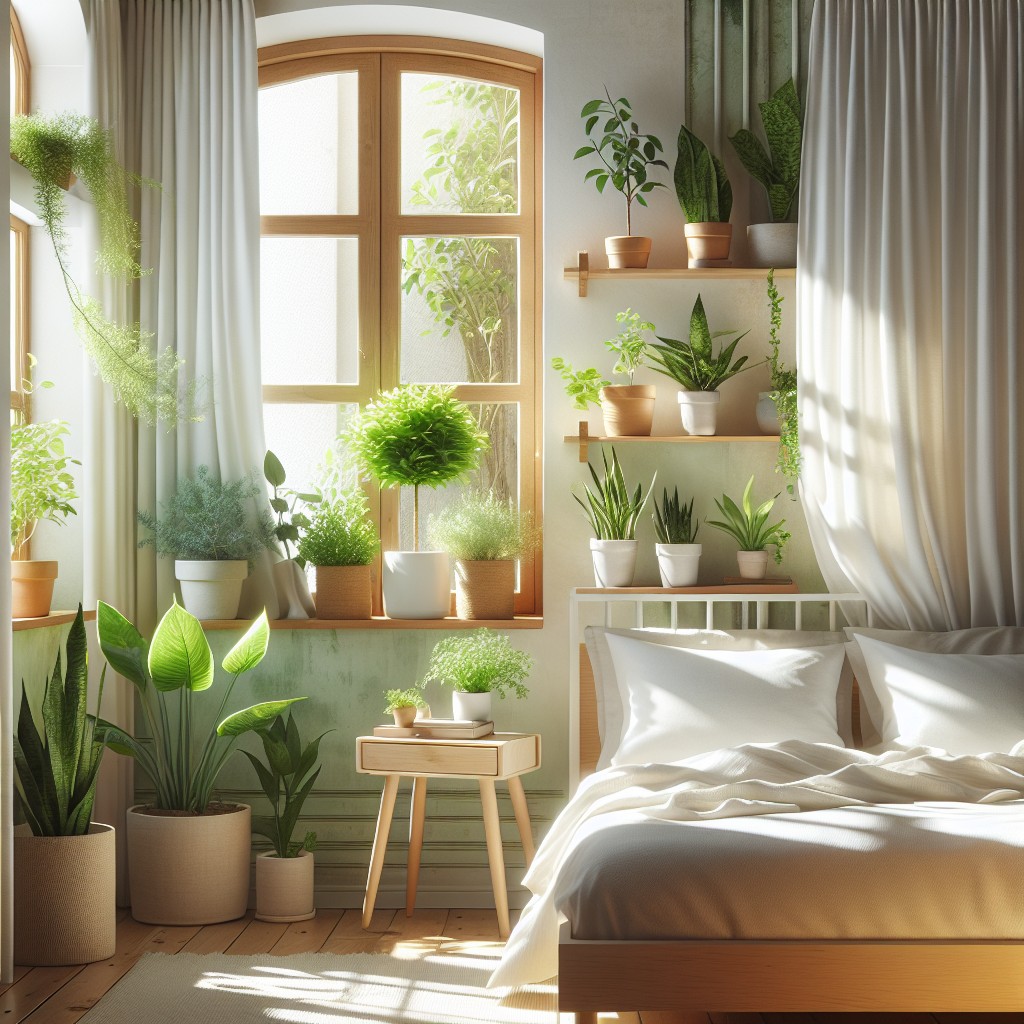 air purifying plants for healthy bedrooms