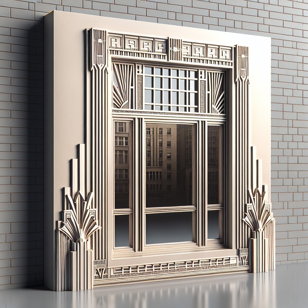 art deco inspired trim