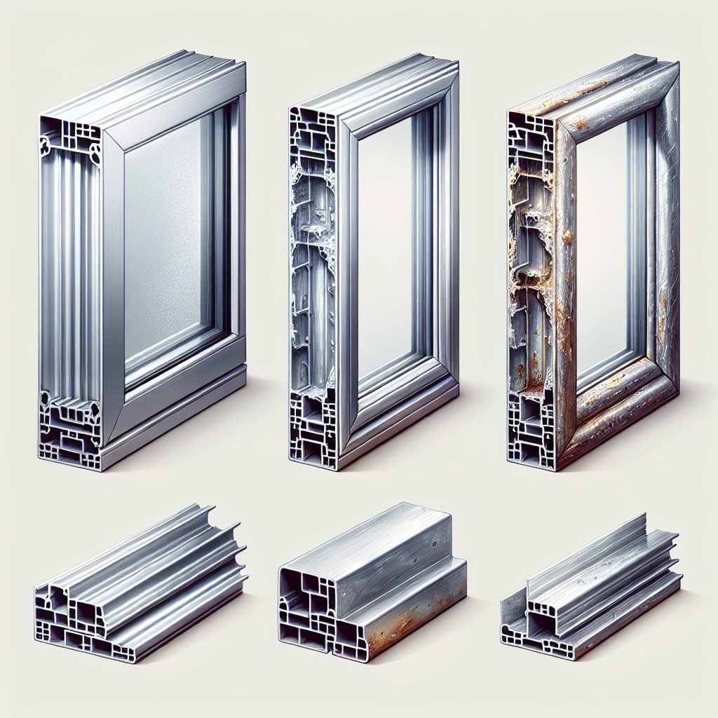 assessing the condition of aluminum window frames